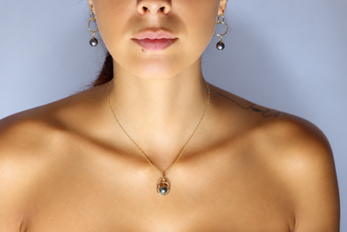 Collier Aeata – Pendentif anneau