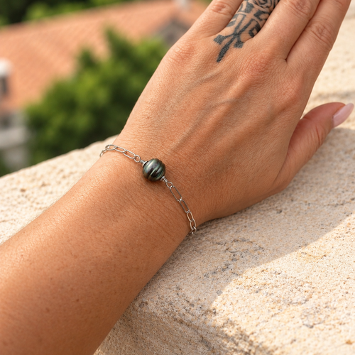 Bracelet Matie – Maille rectangle
